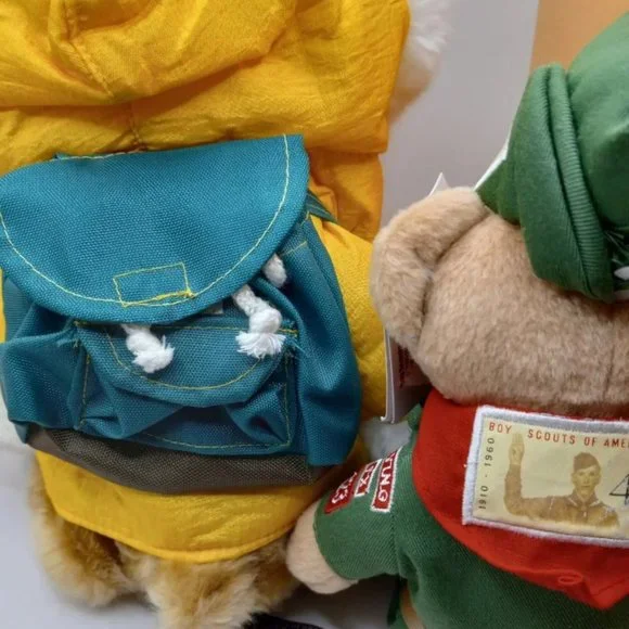 Boy Scouts of America Stamp Bear 2005 & Iceberg Augie 2001 Plush NWT - Picture 9 of 12